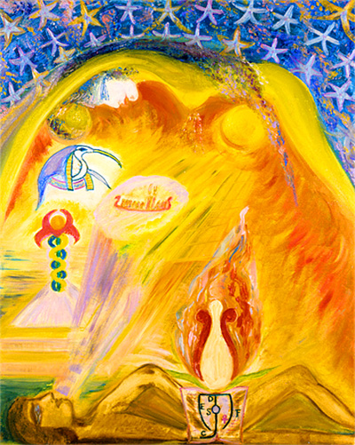 Гермес Трисмегист прощается с Островом Счастья Атлантидой